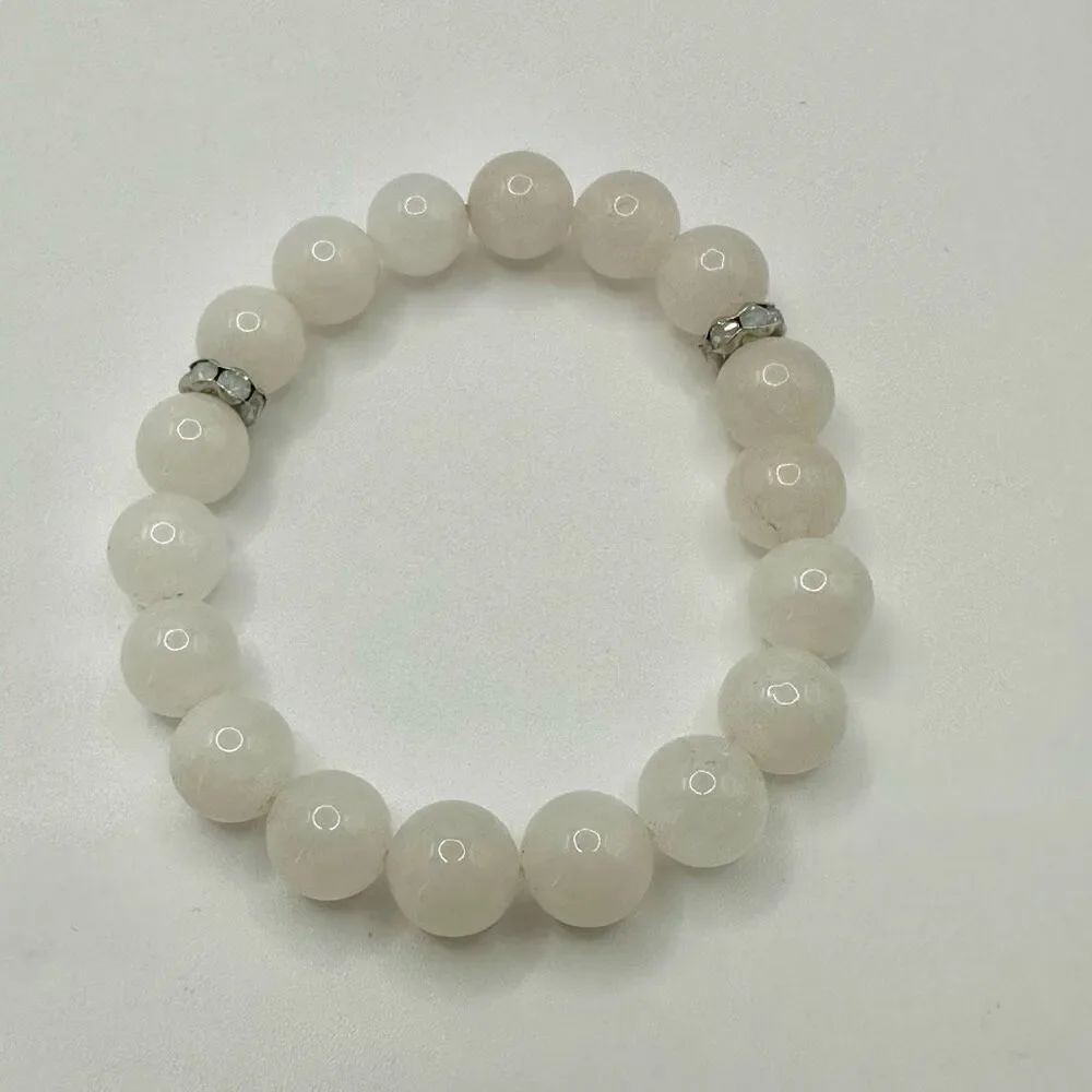 Rose Quartz stretchy bracelet